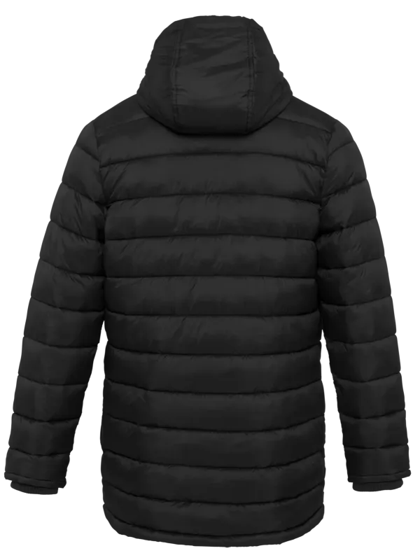 Men's lightweight hooded padded parka