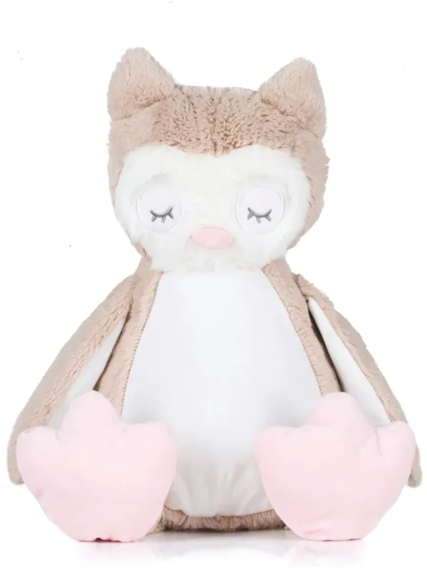 Peluche zippée Chouette