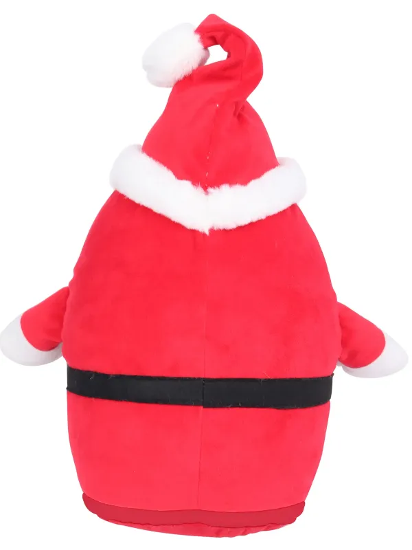 Zipped Santa cuddly toy
