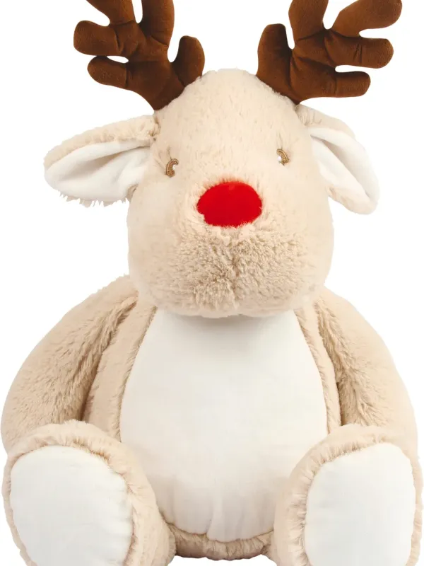 Peluche zippée Renne