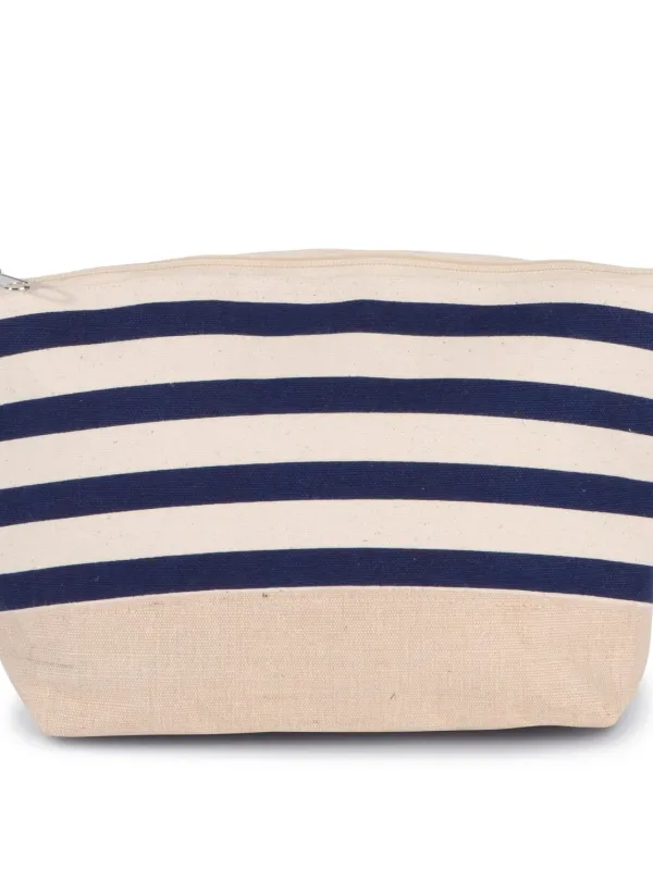 Pochette accessoires imprimé marin