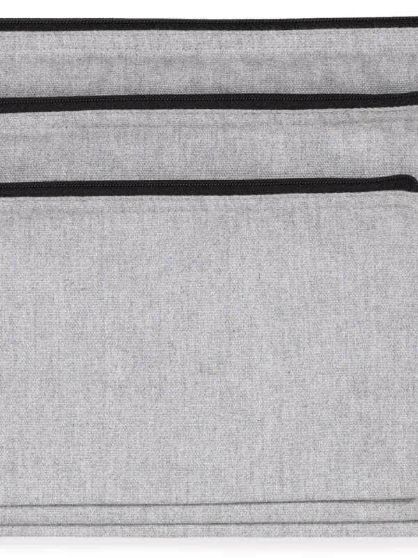 Pochette zippée recyclée