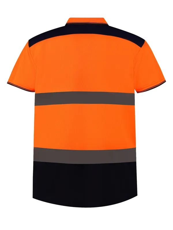 Polo bicolor de alta visibilidad