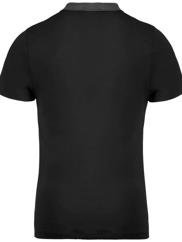 Polo de punto jersey bicolor de hombre