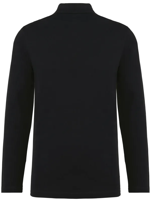 Men's long-sleeved Supima® polo shirt