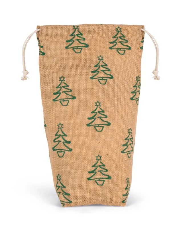 Porte-bouteille avec motifs de Noël