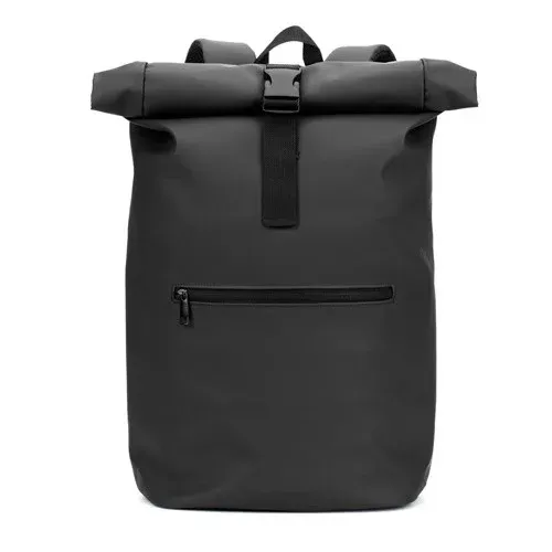PORTLAND. Sac à dos à enroulement en PU avec poche pour ordinateur portable 16 pouces