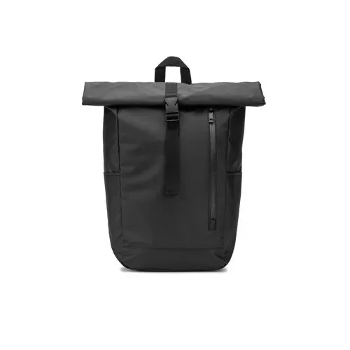 OSASCO BPACK. Mochila "roll top" con diseño de sistema de cierre que permite enrollar la parte superior para ajustarse al volumen de la mochila en poliéster reciclado 600D