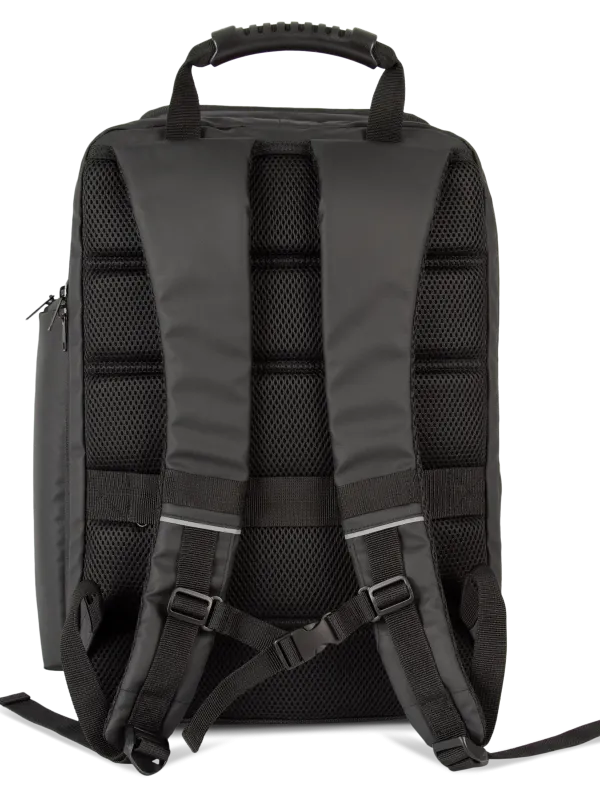 Business backpack with side cooler pocket