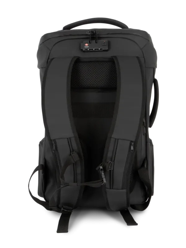 Waterproof anti-theft bag with helmet holder