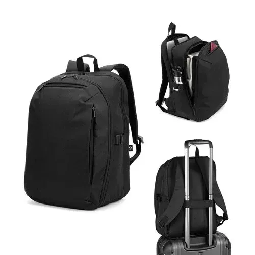 UDINE. Sac avec un compartiment à ouverture complète en polyester recyclé haute densité 300D 16 pouces