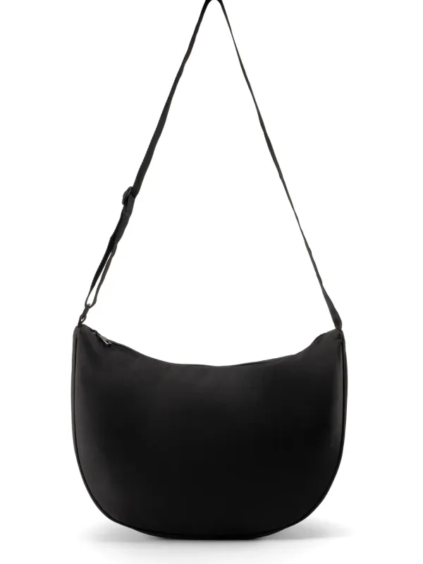 Eco-friendly half-moon crossbody bag