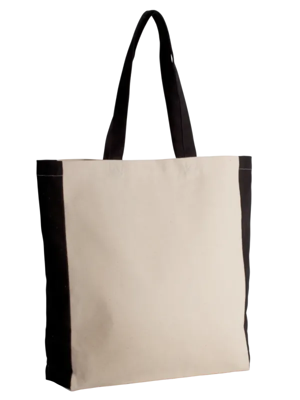 Two-tone tote bag