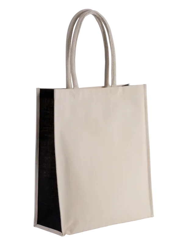 Cotton/jute tote bag - 23 L