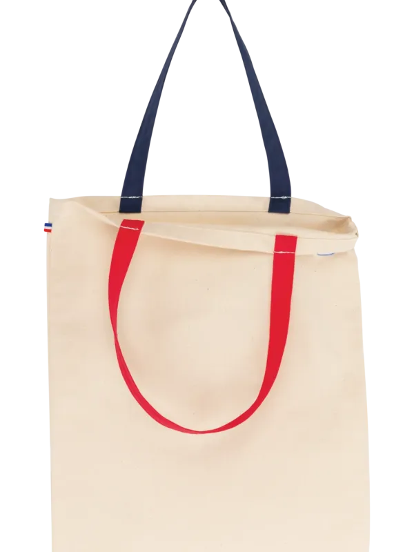 Three-tone shopping bag
