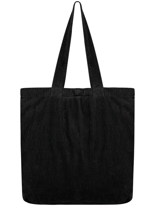 Eco-friendly corduroy washed effect bag