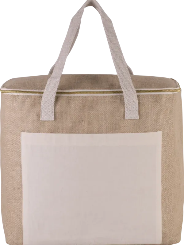 Jute cool bag - large size