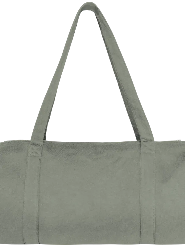 Fleece duffel bag