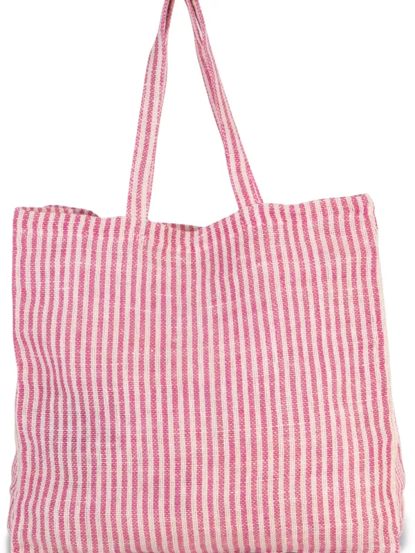 Sac shopping à rayures en juco