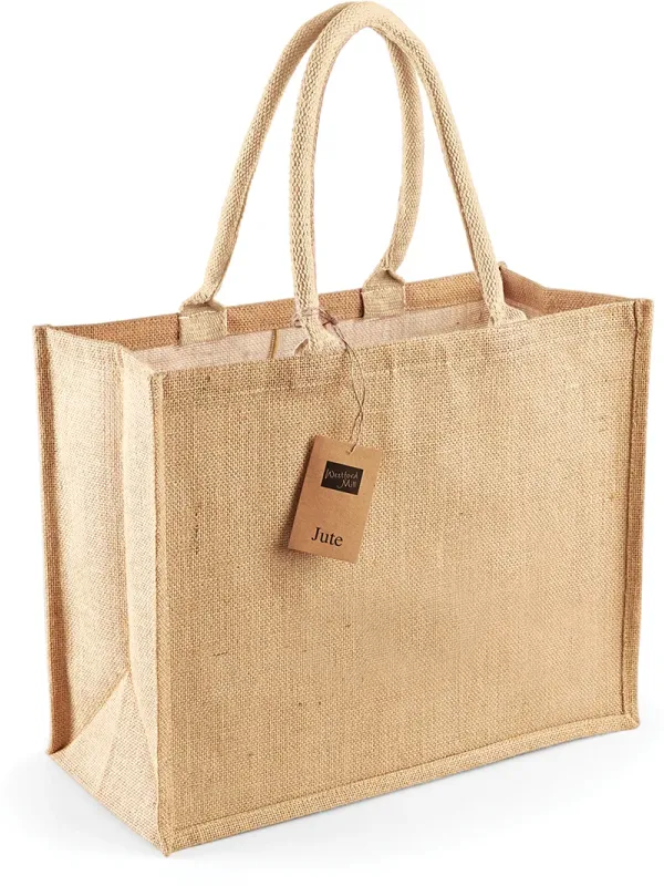 Bolsa de la compra clásica de yute