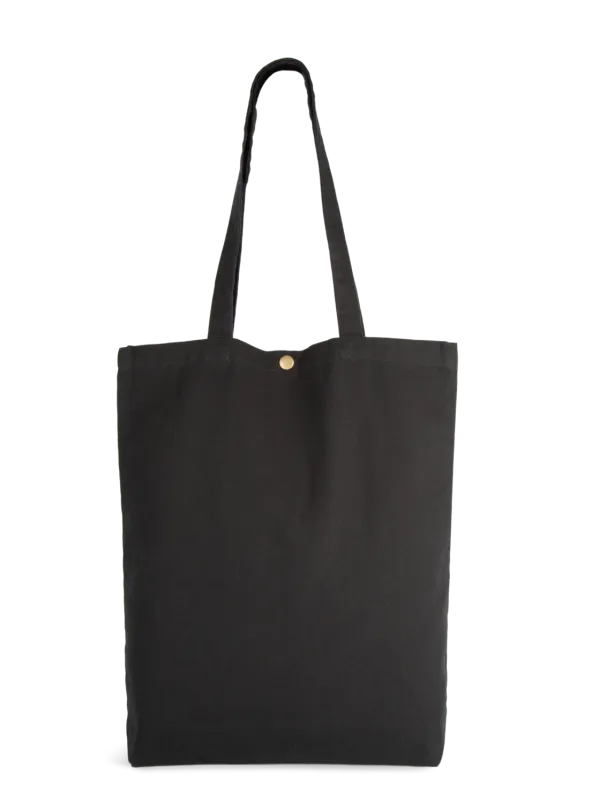 Washed cotton tote bag