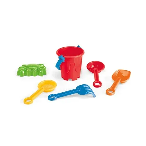 VALLARTA. Seau de plage en PP avec 5 accessoires