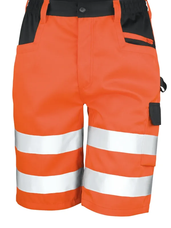 Safety cargo shorts
