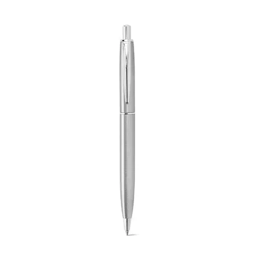 DOOLI. Bolígrafo de acero inoxidable (53% reciclado), con cuerpo brillante