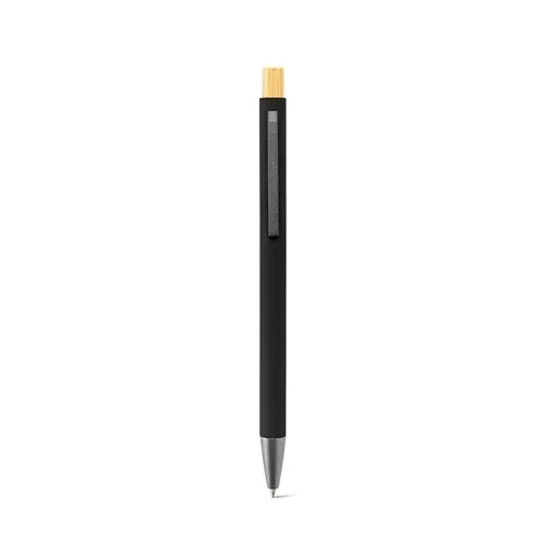 ZYLEN. Bolígrafo de aluminio reciclado (100% rAL), con acabado de goma