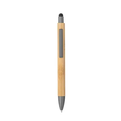 ZOLA. Stylo bille en bambou avec finitions mattes