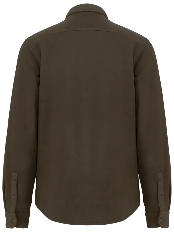 Surchemise polaire doublée sherpa polaire homme