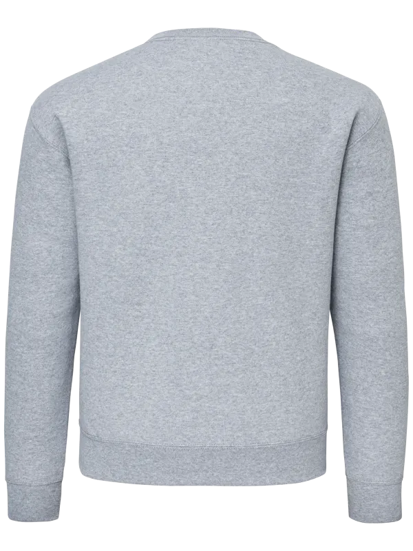 Men's cotton crew neck sweatshirt