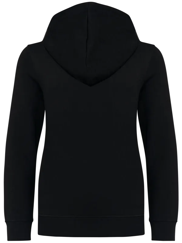 Sweat-shirt à capuche contrastée à motifs enfant unisexe