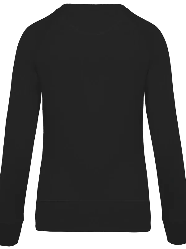 Sweat-shirt Bio col rond manches raglan femme