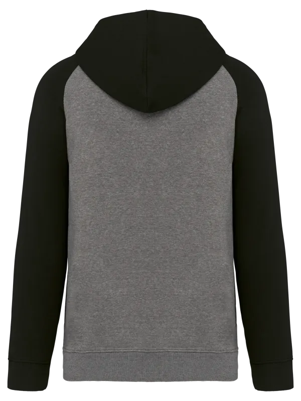 Kids' two-tone hooded sweatshirt