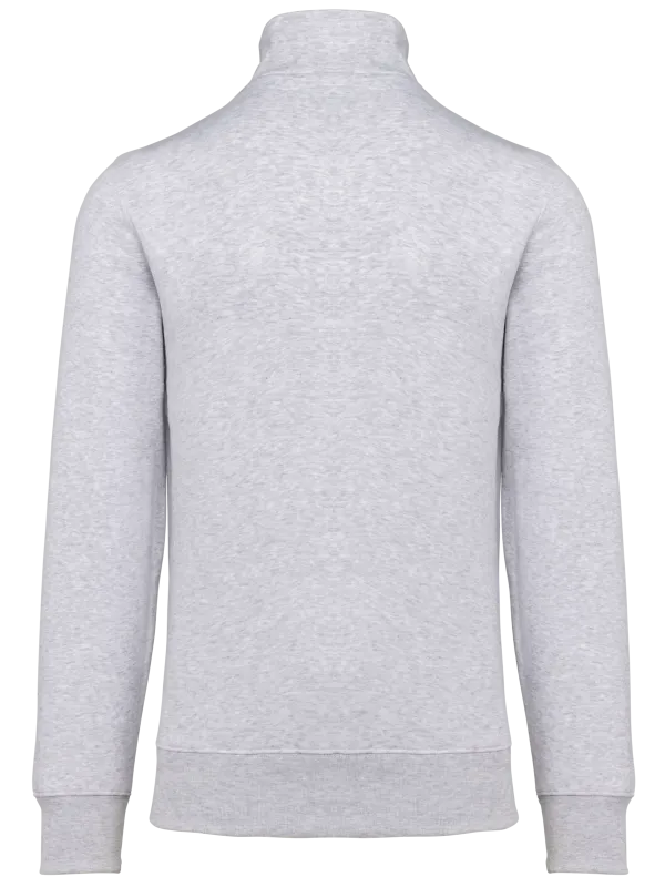 Zipped neck sweatshirt