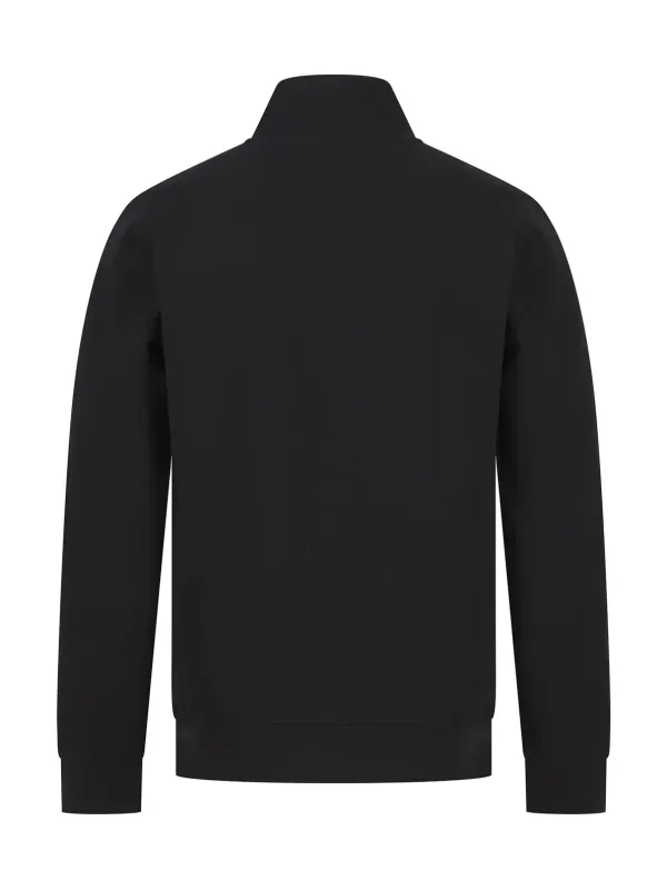 Sudadera unisex con cuello de cremallera