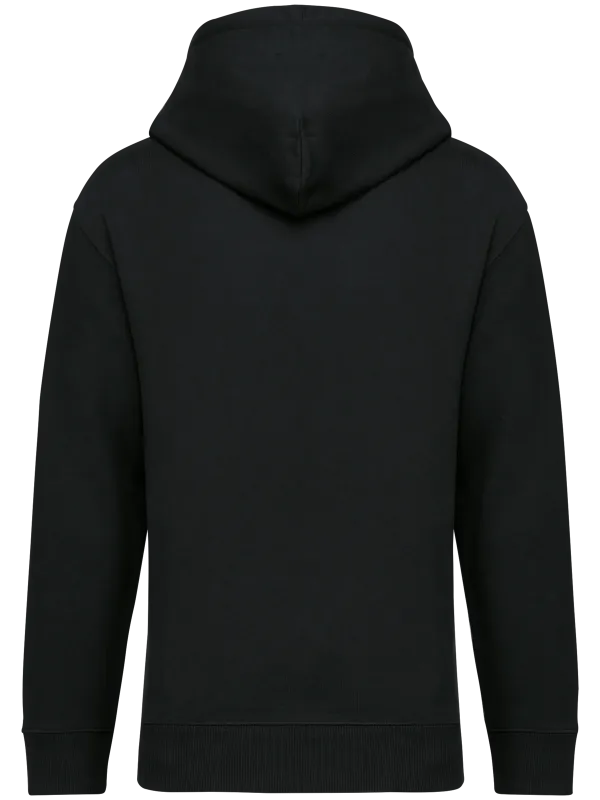 Sweat-shirt écoresponsable à capuche à épaules tombantes French Terry unisexe