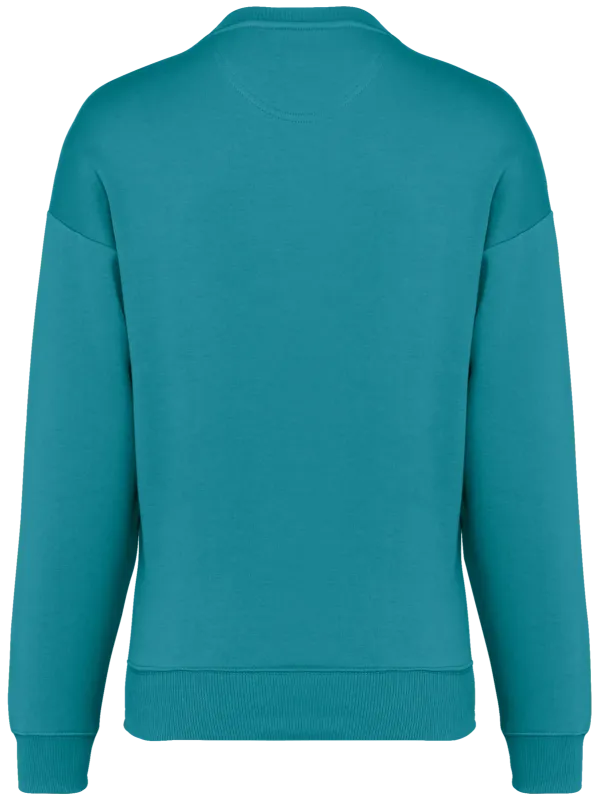 Sweat-shirt écoresponsable à col rond oversize unisexe