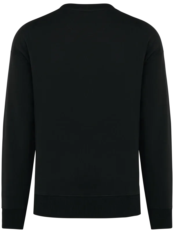 Sweat-shirt écoresponsable à col rond oversize unisexe