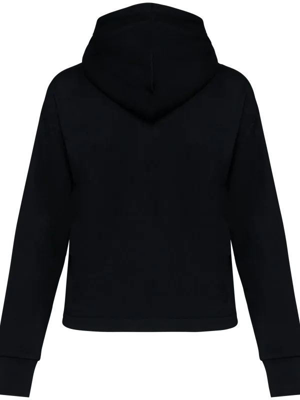 Sweat-shirt écoresponsable zippé à capuche French Terry femme