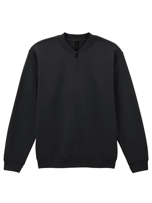Sweat-shirt en molleton 1/4 zip