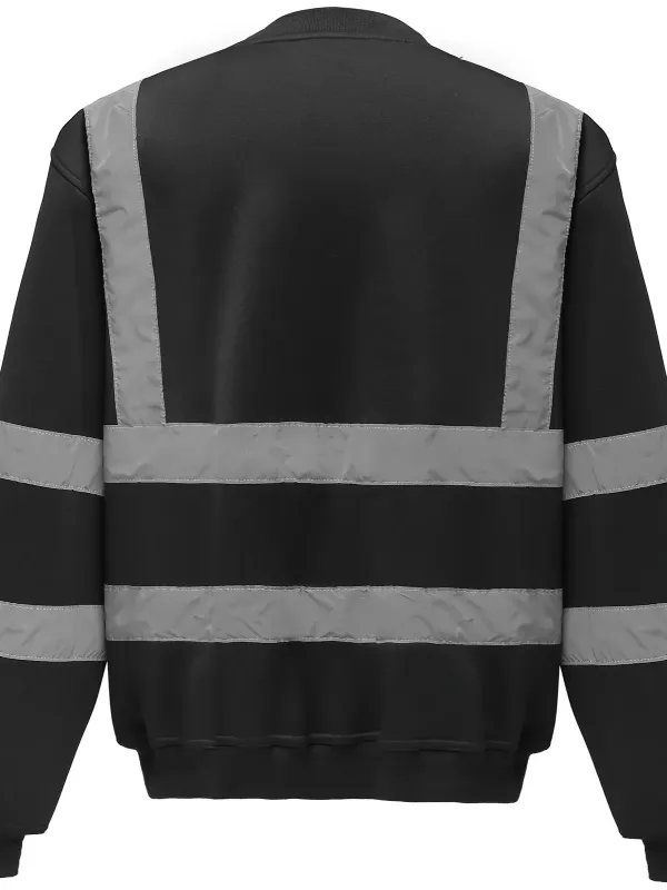 Sweat-shirt haute visibilité col rond