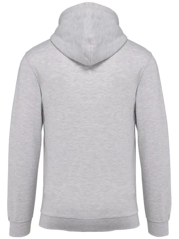 Full zip hooded sweatshirt