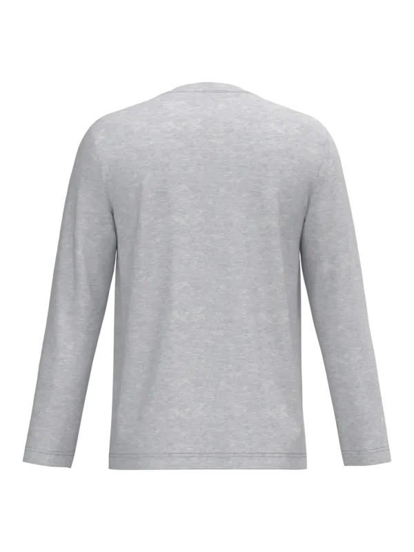 T-shirt col V manches longues homme