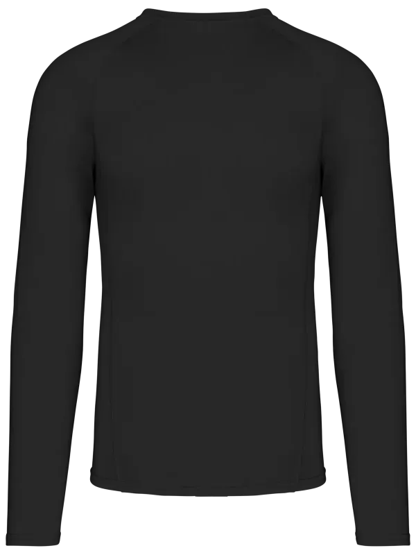 Adults' long-sleeved base layer sports T-shirt