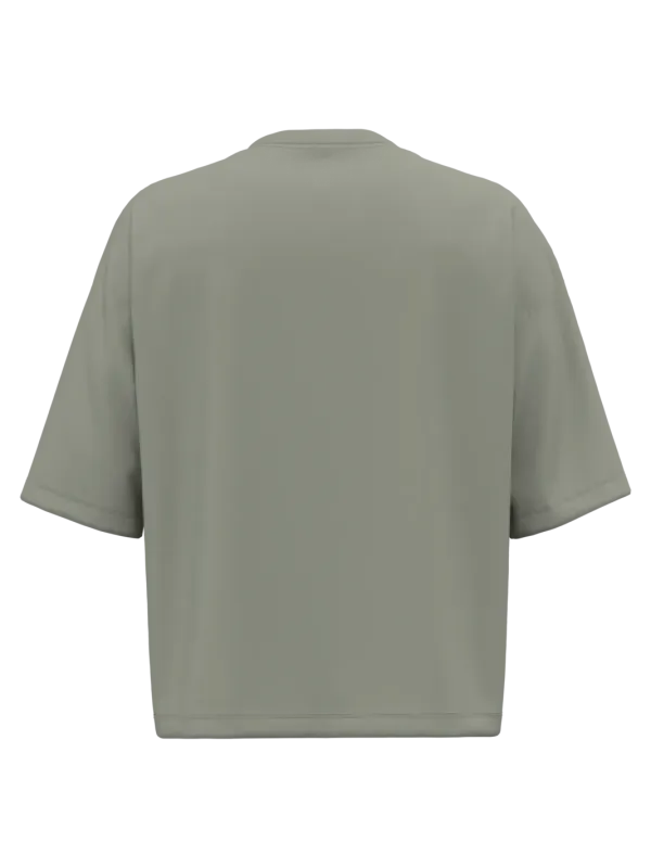 Camiseta sostenible boxy de hombros caídos de hombre