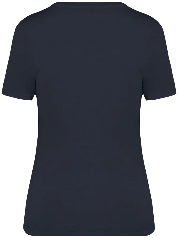 Camiseta sostenible desteñida de mujer