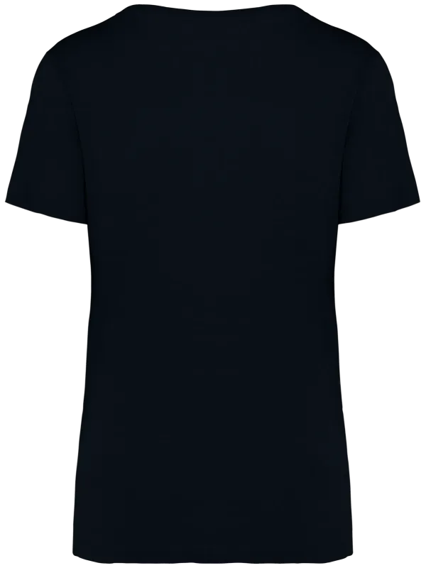 Camiseta sostenible slub de mujer
