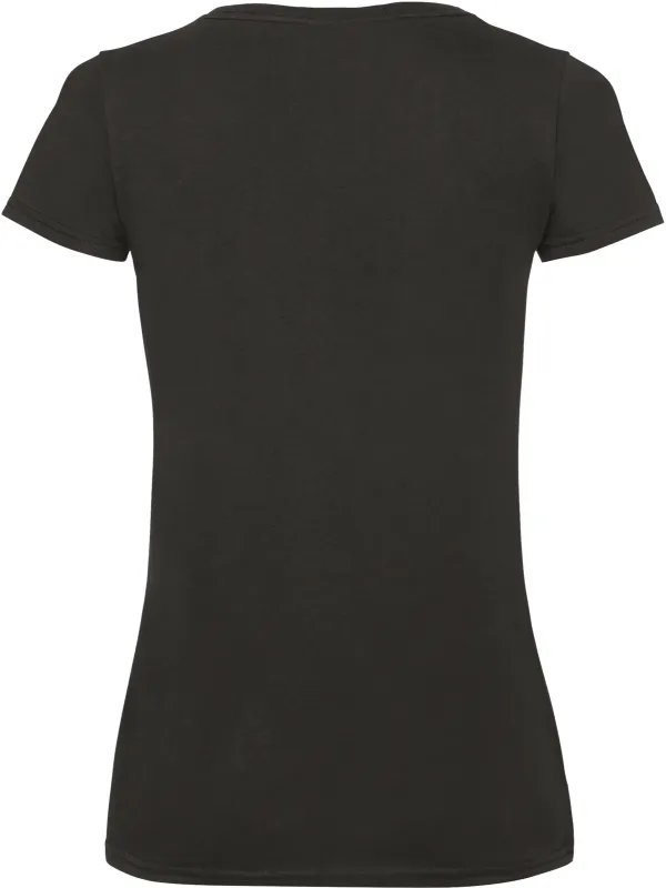 Camiseta de mujer cuello de pico Valueweight (61-398-0)